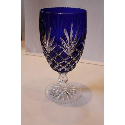 Fabergé Odessa Cobalt Blue Crystal Beverage Glass