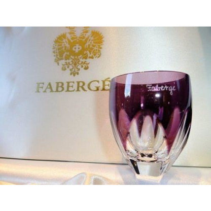 Faberge Lausanne Purple Vodka Shot Glass without  the box