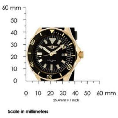 I by Invicta Men's Black Dial Black Rubber Watch