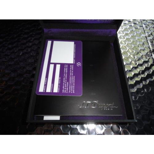 s.t.dupont black chinese lacquer & palladium squares L2 new in the box
