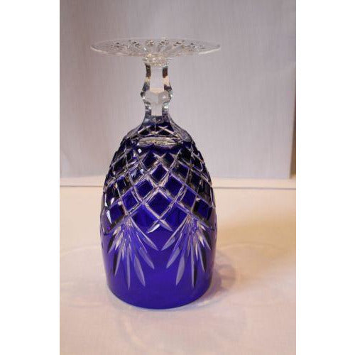 Fabergé Odessa Cobalt Blue Crystal Beverage Glass