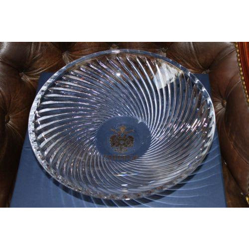 Faberge Atelier Crystal Collection 12" Diameter Bowl  in the original box