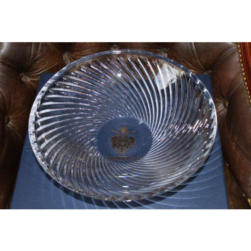Faberge Atelier Crystal Collection 12" Diameter Bowl  in the original box