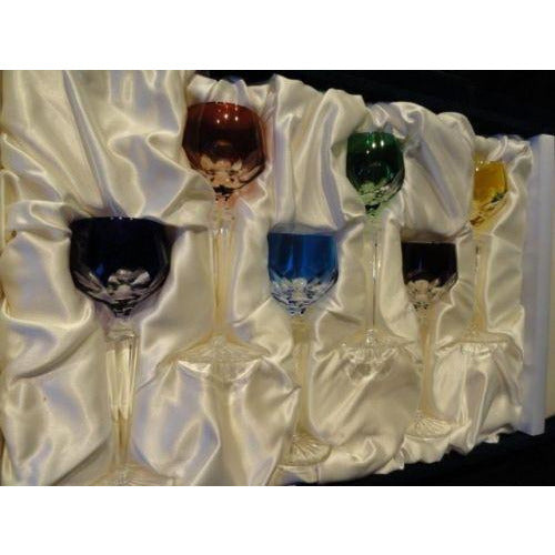 Faberge Lausanne Liqueur Glasses Set of 6 in the original box