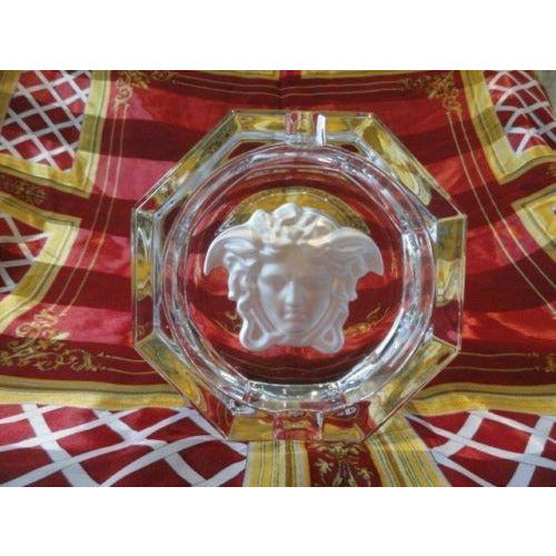 Versace Medusa Lumiere  Clear Ashtray