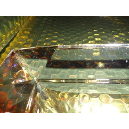 Bvlgari Crystal Ashtray by Rosenthal measures 5.5" x 5.5" square