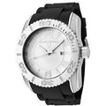 SWISS LEGEND Commander White Dial Black Band Watch Model 20068-02