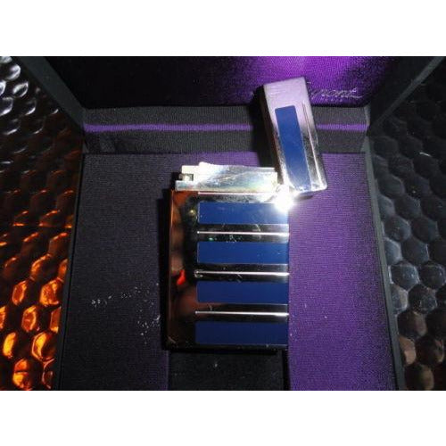 st dupont lighter midnight blue L2 in the original box