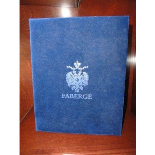 Faberge Flutes in Amethyst Diamond pattern  in the original box