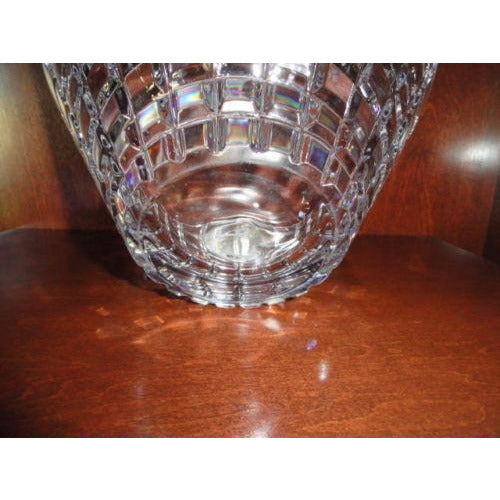 Faberge Large Metropolitan Clear Crystal 10.75"  Bowl pre-owned