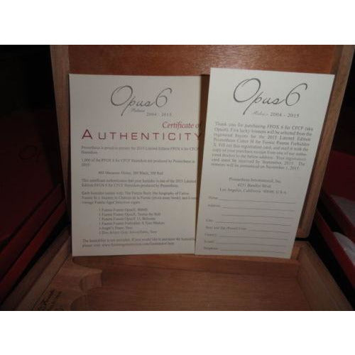 Fuente Opus 6 Ltd Black Lacquer traveler in the original box only 375 made