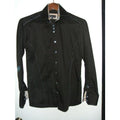 Deluxe Collection Mens Brown designer dress shirt size 3