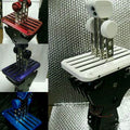Throttles and shifters in White powder coated finish