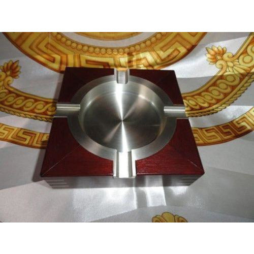 Royal Selangor Wooden Pewter Ashtray new in the original box