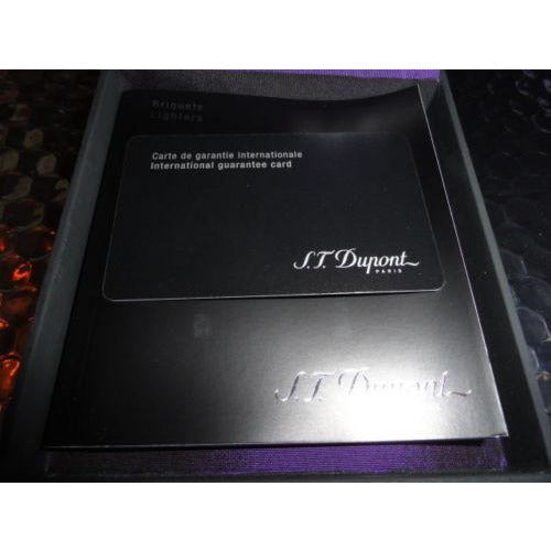 S.T.Dupont  Ligne 1 Grand Modele Argent " The Wall "  in the box with card