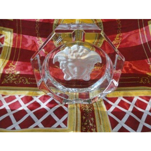 Versace Medusa Lumiere  Clear Ashtray