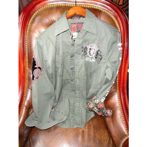 Rebel Spirit Mens Causal Shirt   -Pre-Owned size Medium