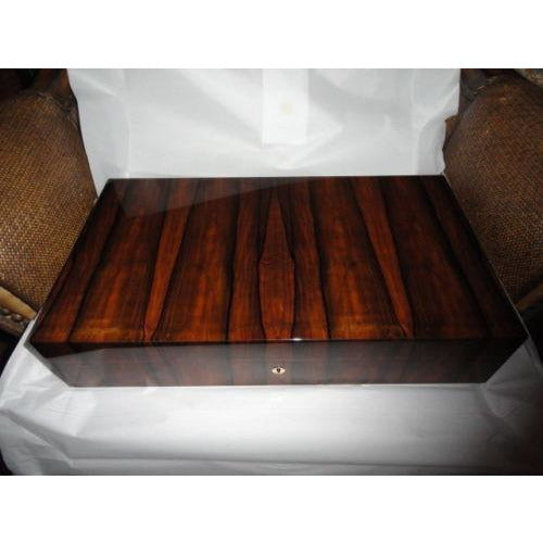 Elie Bleu Ebony  Vertical Humidor 110 Count NIB Made in France
