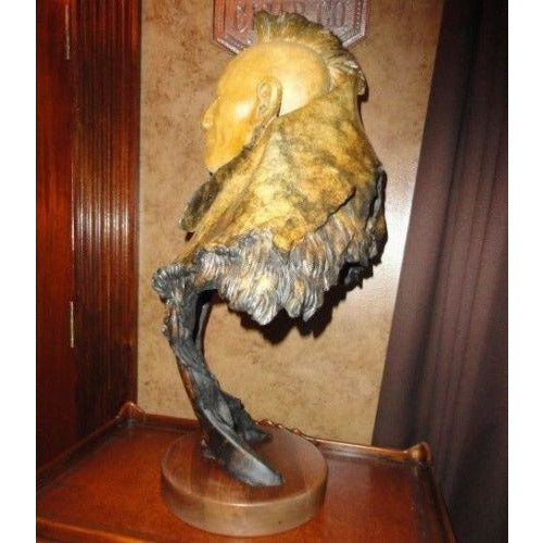 Dan Garrett "Grasslands Warrior" Bronze Sculpture