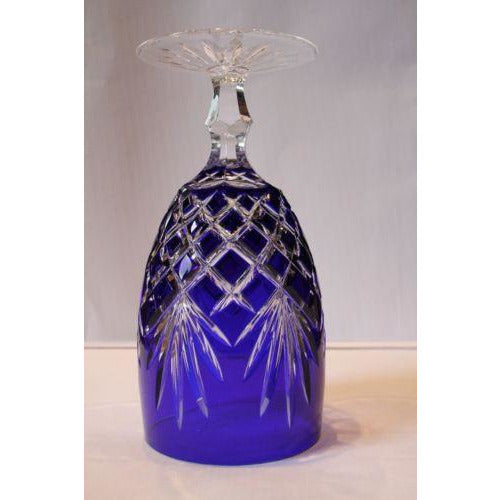Fabergé Odessa Cobalt Blue Crystal Beverage Glass