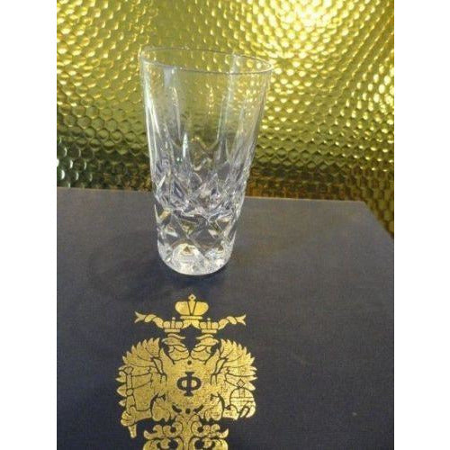 Faberge Atelier Crystal  Shot Glasses set of 6 in the original box