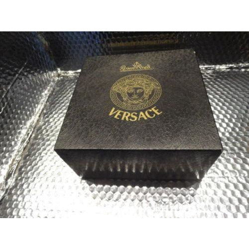 "VERSACE"BY ROSENTHAL, GERMANY  "MEDUSA LUMIERE" CRYSTAL BOWL, 7 INCH