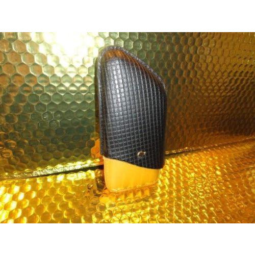 Black & Gold Leather  Case holds 3 Robusto size