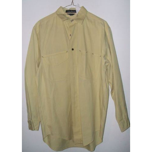 Nautica mens medium casual designer shirt
