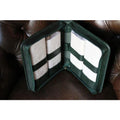 pheasant by R.D.Gomez made in Spain Green  Leather  Case