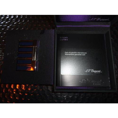 st dupont lighter midnight blue L2 in the original box