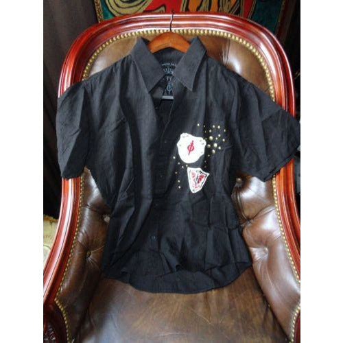 Retrofit mens casual shirt adult Black with tags Medium size