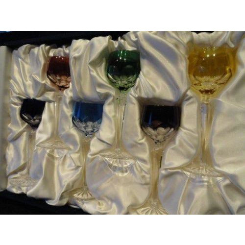 Faberge Lausanne Liqueur Glasses Set of 6 in the original box