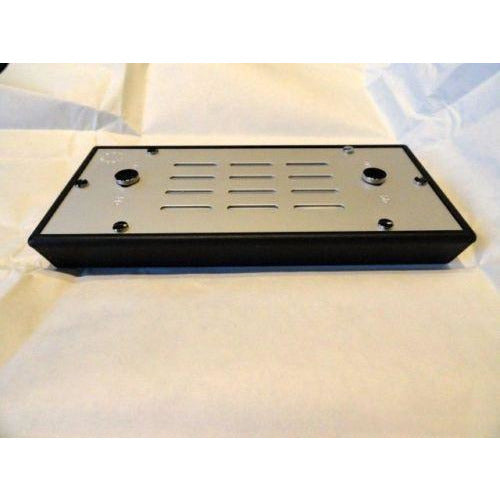 Elie Bleu Humidifier in Silver colored anodized finish measures  6.25" x 3"