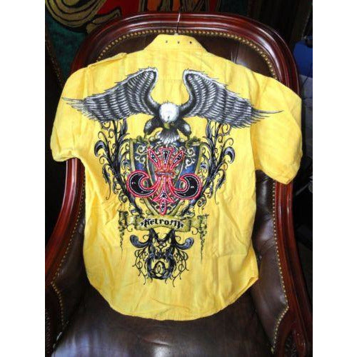 Retrofit mens casual shirt adult with tags Large size