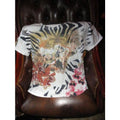 Just Cavalli Mens Designer T-Shirt pre-owned size 52