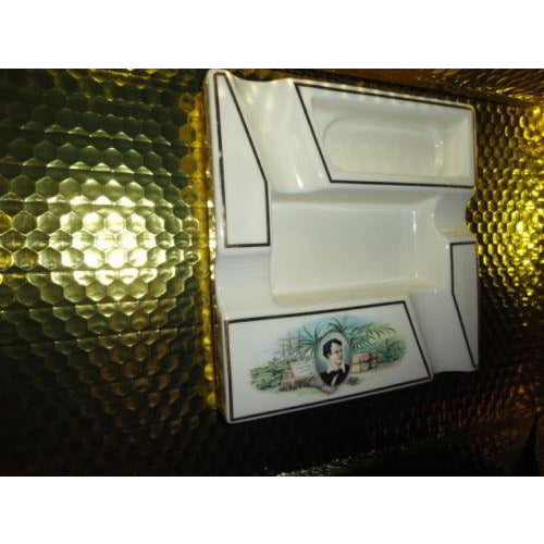 Bryon Ceramic Cigar Ashtray has minor surface crack