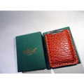 Pheasant by R.D.Gomez Stainless Steel Cutter Karabu Tan  Leather BNIB