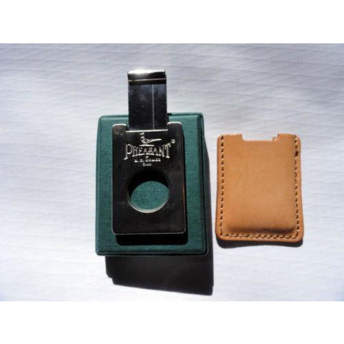 Pheasant by R.D.Gomez Stainless Steel  Cutter  Vaquetilla Biege Leather NIB