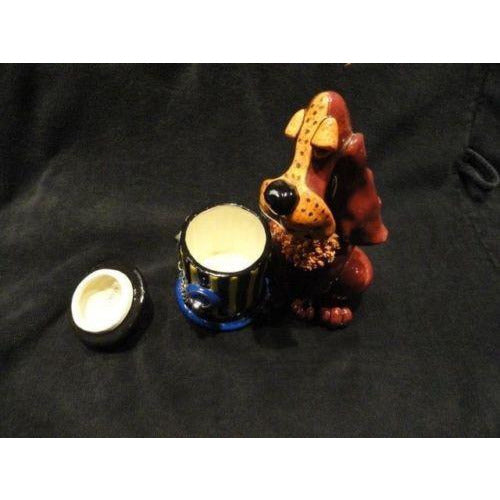 character collectible winchester holding fire hydrant votive  holder NIB