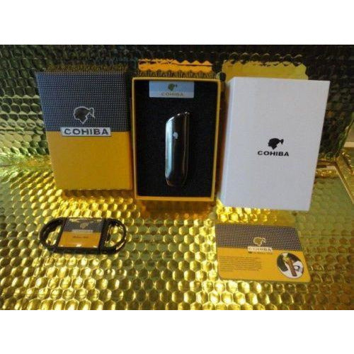 cigar lighter &  cutter combo
