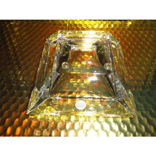 Bvlgari Crystal Ashtray by Rosenthal measures 5.5" x 5.5" square