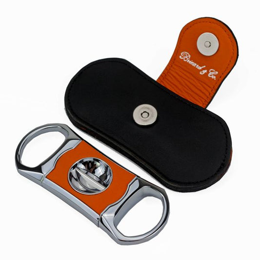 Brizard and Co. The "V" Cutter - Orange and Black Leather
