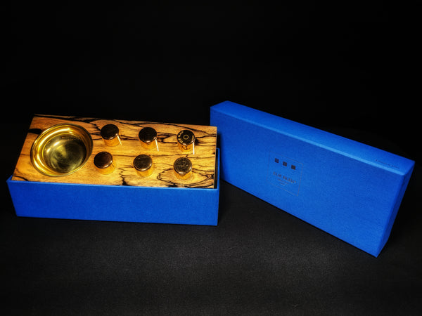 Elie Bleu Royal Ebony Wood Egoist Ashtray