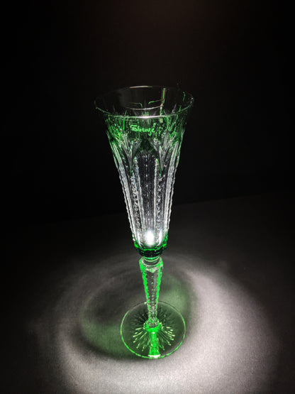 Faberge Grand Palais Crystal Colored Flutes