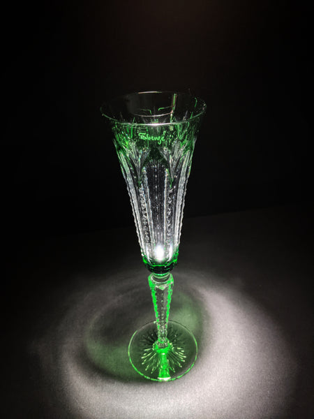 Faberge Grand Palais Crystal Colored Flutes