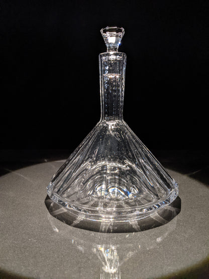 Faberge Imperial Ships Clear Crystal Decanter NIB