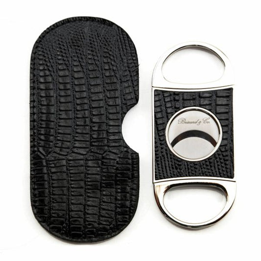 Brizard and Co. Double Guillotine Series 2 Cutter - Lizard Pattern Black