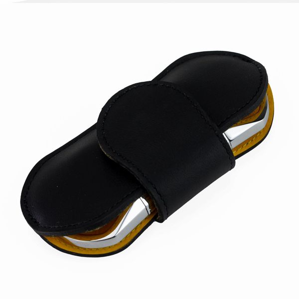 Brizard and Co. The "V" Cutter - Yellow and Black Leather