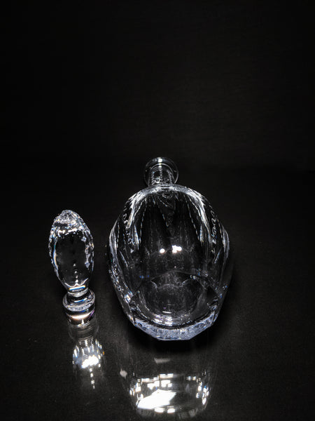 Faberge Bristol Clear Crystal Decanter NIB