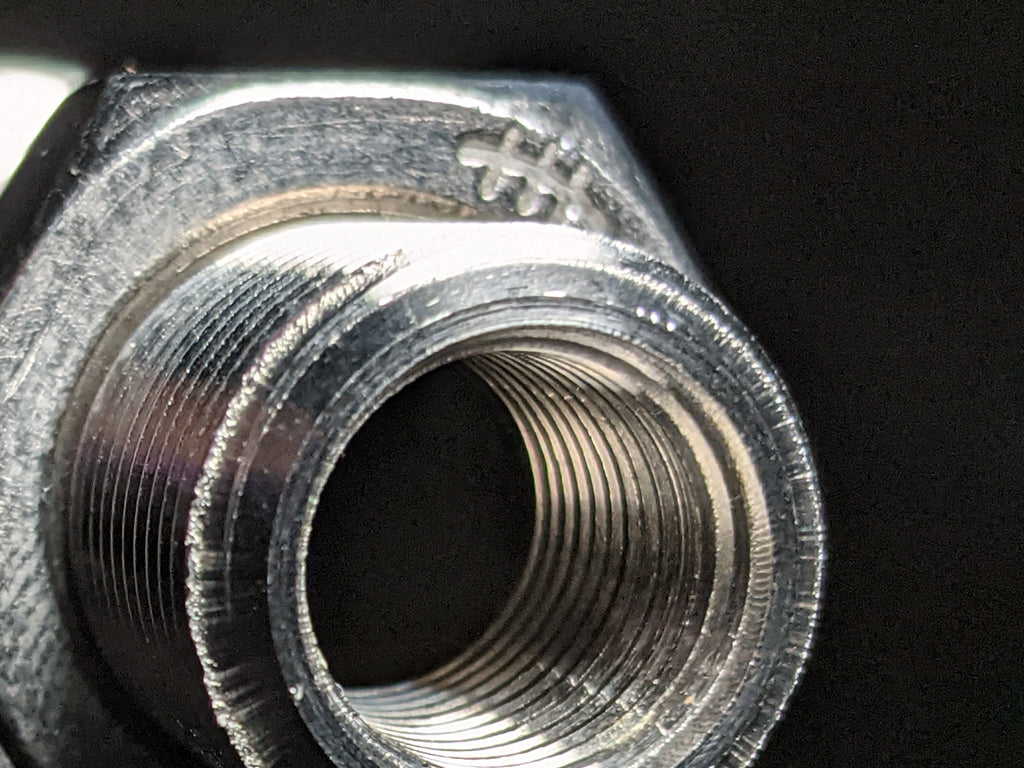 Marine Machine Thru Hull Fitting 3/8 FIP  to No 8 Flare